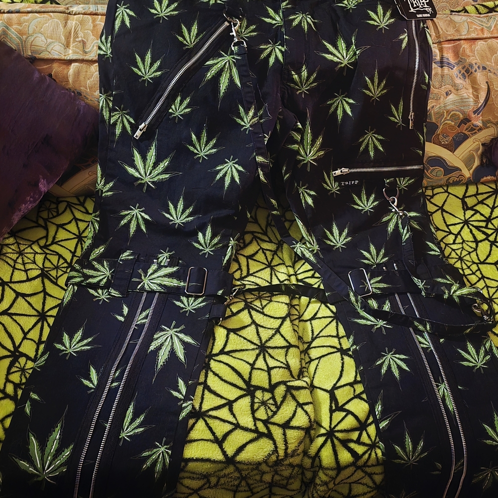 Rare sold out tripp nyc weed pants